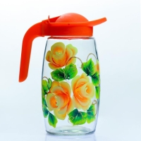 Набор для сока "Розалия", художественная роспись, 6 стаканов, 1250/200 мл, МИКС Набор для сока "Розалия", художественная роспись, 6 стаканов, 1250/200 мл, МИКС