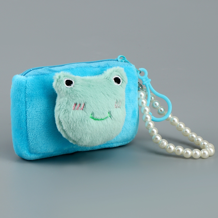 Кошелёк детский «Лягушка», на брелоке с браслетом Кошелёк детский «Лягушка», на брелоке с браслетом