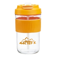 Термостакан, 550 мл, "Мастер К", оранжевый Термостакан, 550 мл, "Мастер К", оранжевый