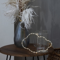 Светодиодная фигура «Облако» 29.5 × 18 см, металл, батарейки ААх2 (не в комплекте), свечение тёплое белое Светодиодная фигура «Облако» 29.5 × 18 см, металл, батарейки ААх2 (не в комплекте), свечение тёплое белое