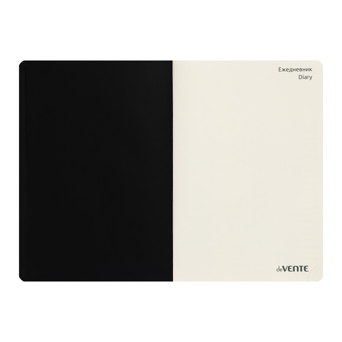 Ежедневник недатированный A5, 160 листов, deVENTE.Klint, твёрдая обложка из искусственной кожи с поролоном, кремовый блок 70 г/м2, коричневый