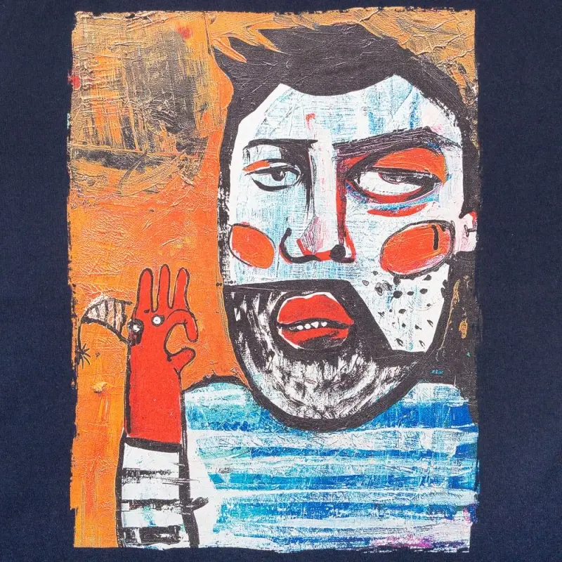 Футболка &laquo;У матросов нет вопросов&raquo;, кобальт (темно-синяя), размер S