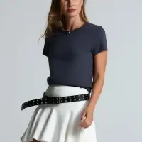 Футболка женская T-bolka Lady, темно-серая (графит), размер M