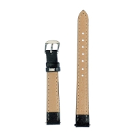 Ремешок для часов "Соломон", 12 мм, натуральная кожа, l-18 см, черный Ремешок для часов "Соломон", 12 мм, натуральная кожа, l-18 см, черный