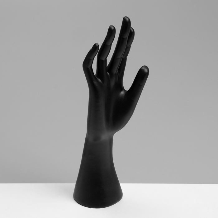 Подставка для украшений &laquo;Рука&raquo; 7,5&times;6&times;24, цвет чёрный