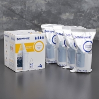 Набор сменных картриджей &laquo;Барьер-Классик&raquo;, 4 шт, экономичная очистка, цвет белый