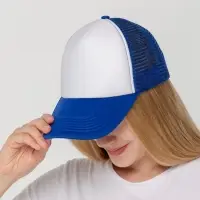 Бейсболка Sunbreaker, ярко-синяя с белым