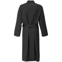 Халат вафельный Kimono, черный, размер M/L