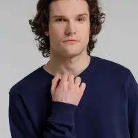 Свитшот унисекс BNC Inspire (Organic), темно-синий, размер 3XL Свитшот унисекс BNC Inspire (Organic), темно-синий, размер 3XL