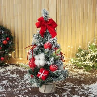 Ёлка декор "Сюрприз в мешочке" 41х22 см, красный Ёлка декор "Сюрприз в мешочке" 41х22 см, красный