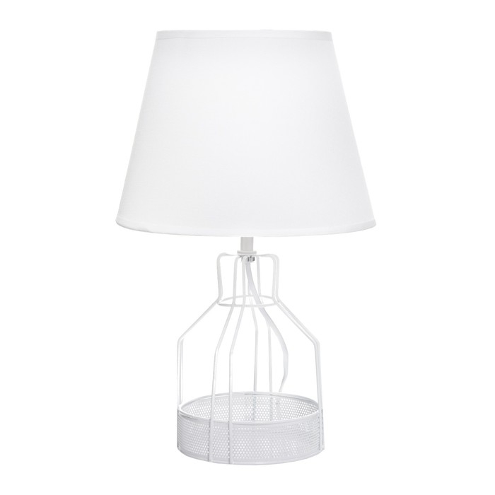 Настольная лампа Нортис E27 40Вт белый 25х25х40 см RISALUX