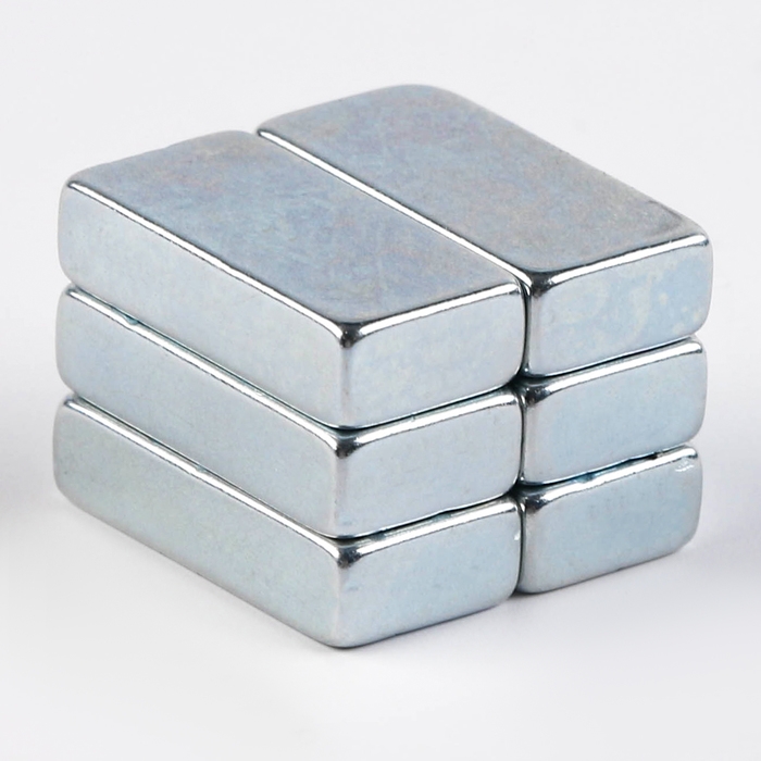 Магнит неодимовый &laquo;Прямоугольник&raquo;, размер &mdash; 1 шт. 2 &times; 1 &times; 0,5 см, набор 6 шт.