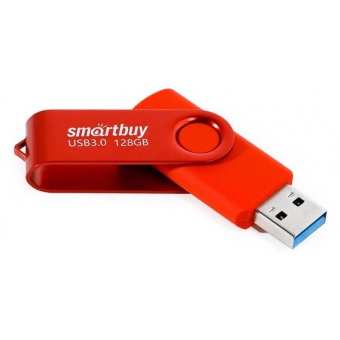 Флешка Smartbuy Twist, 128 Гб, USB 3.1, чт до 70 Мб/с, зап до 40 Мб/с, красная Флешка Smartbuy Twist, 128 Гб, USB 3.1, чт до 70 Мб/с, зап до 40 Мб/с, красная