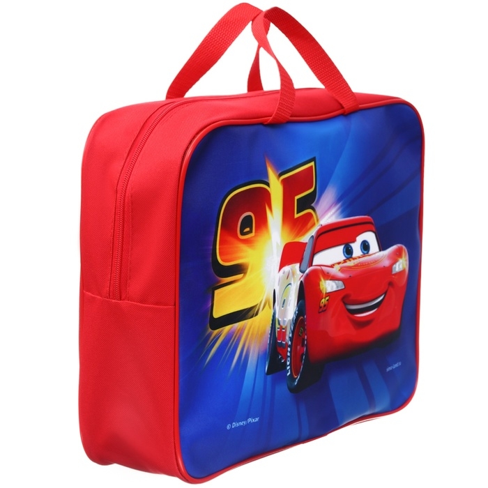 Папка с ручками текстильная А4, 350х270х100 мм, Тачки Папка с ручками текстильная А4, 350х270х100 мм, Тачки