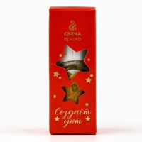 Свеча новогодняя «Счастья», на Новый год, аромат корица, 9 х 3,5 см Свеча новогодняя «Счастья», на Новый год, аромат корица, 9 х 3,5 см