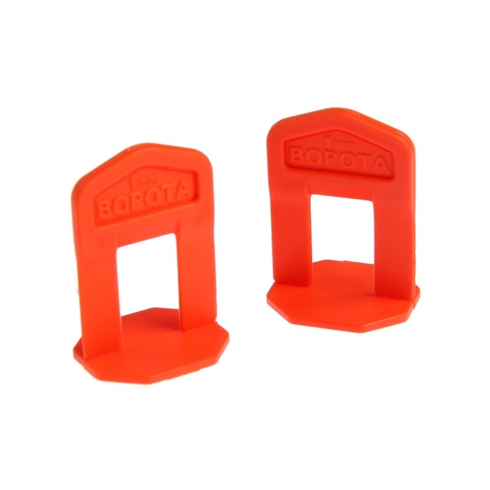 Зажим Зажим "Ворота" для выравнивания плитки ТУНДРА, 1 мм, в упаковке 500 шт.