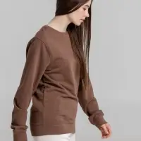 Свитшот унисекс BNC Inspire (Organic), коричневый (мокко), размер XS