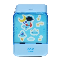 Точилка электрическая (батарейки в комплект не входят). работает от 2-х AA батареек Синий Точилка электрическая (батарейки в комплект не входят). работает от 2-х AA батареек Синий