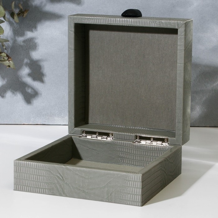 Шкатулка для украшений &laquo;Классика&raquo; экокожа, набор 2 шт.