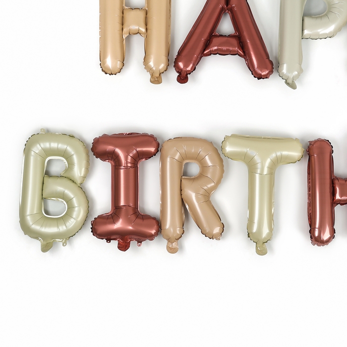 Надпись фольгированная 16" &laquo;С Днём Рождения&raquo;