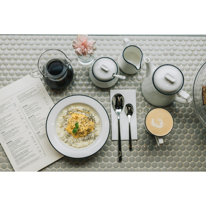 Столовые приборы из нержавеющей стали Magistro &laquo;Джентри&raquo;, 4 предмета, цвет серебряный