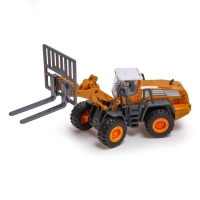 Погрузчик металлический «Стройтехника», подвижные детали, с элементами из пластика Погрузчик металлический «Стройтехника», подвижные детали, с элементами из пластика