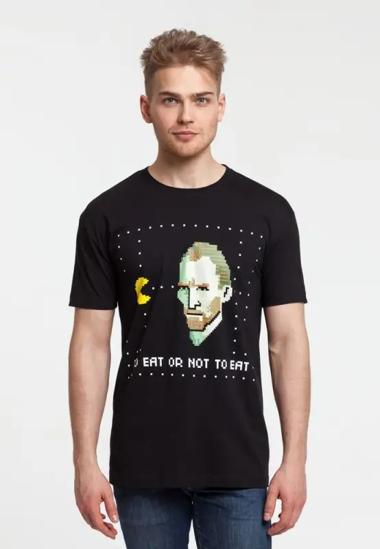 Футболка мужская &laquo;Ван-Пакман&raquo;, черная, размер S