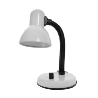 Лампа настольная Е27, светорегулятор (220В) белая 34х14х14 RISALUX Лампа настольная Е27, светорегулятор (220В) белая 34х14х14 RISALUX