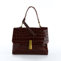 Сумка-мессенджер на клапане, длинный ремень, цвет коричневый Сумка-мессенджер на клапане, длинный ремень, цвет коричневый