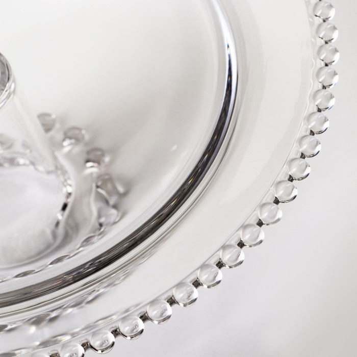 Подставка стеклянная для торта на ножке &laquo;Орбита&raquo;, 31&times;12 см