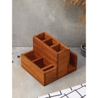 Подставка - салфетница Adelica, 14×15×12 см, дуб Подставка - салфетница Adelica, 14×15×12 см, дуб