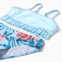 Купальник раздельный для девочек, цвет голубой, рост 98-104 см Купальник раздельный для девочек, цвет голубой, рост 98-104 см