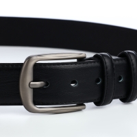 Ремень мужской, ширина 3,7 см, винт, пряжка металл, цвет чёрный Ремень мужской, ширина 3,7 см, винт, пряжка металл, цвет чёрный