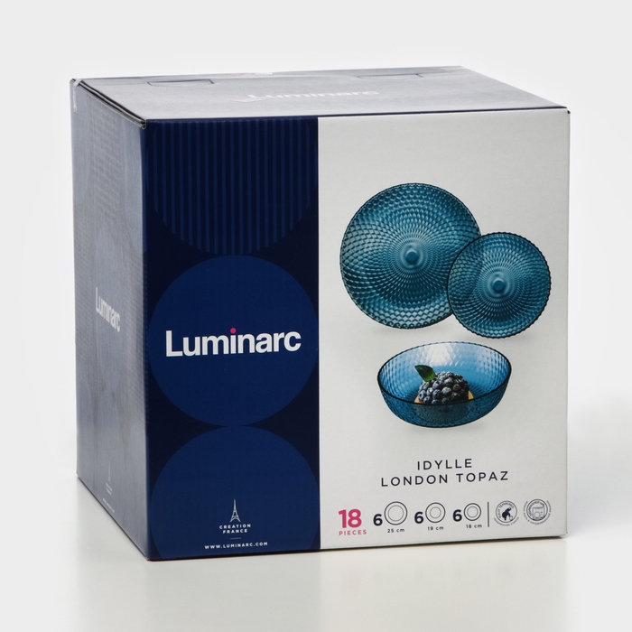 Набор стеклянной посуды &laquo;Идиллия&raquo;, 18 предметов