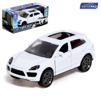 Машина металлическая «Каен», инерция, 1:32, открываются двери, световые и звуковые эффекты, цвет белый Машина металлическая «Каен», инерция, 1:32, открываются двери, световые и звуковые эффекты, цвет белый