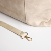 Сумка-шопер женская на молнии, цвет бежевый Сумка-шопер женская на молнии, цвет бежевый