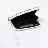 Кошелёк детский на молнии «Выбражулька», цвет белый/красный Кошелёк детский на молнии «Выбражулька», цвет белый/красный