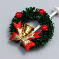 Декор для творчества «Новогодний венок», в наборе 3 шт., размер 1 шт. — 12 × 5 × 1 см Декор для творчества «Новогодний венок», в наборе 3 шт., размер 1 шт. — 12 × 5 × 1 см