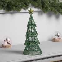 Фигура световая "Ёлочка зелёная", 31х13х13 см, 20 LED, ААх2 (не в компл.), Т/БЕЛЫЙ Фигура световая "Ёлочка зелёная", 31х13х13 см, 20 LED, ААх2 (не в компл.), Т/БЕЛЫЙ