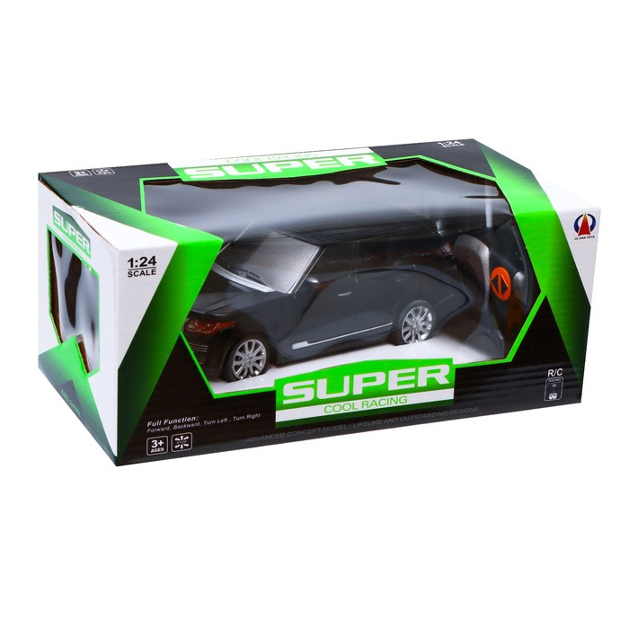 Машина радиоуправляемая «Внедорожник», 1:24, на батарейках, цвет чёрный Машина радиоуправляемая «Внедорожник», 1:24, на батарейках, цвет чёрный