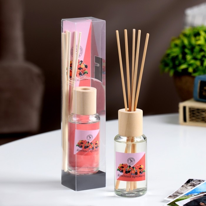 Диффузор ароматический Диффузор ароматический "Модерн", 50 мл, ягодный, "Богатство Аромата"