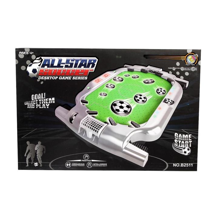 Настольный аэрофутбол &laquo;Матч&raquo;, световые и звуковые эффекты, работает от батареек