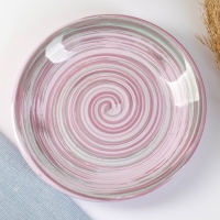 Блюдце "Борисовское" большое, 16х3см, лаванда Блюдце "Борисовское" большое, 16х3см, лаванда