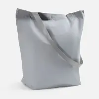 Шопер B5, серый с серыми ручками