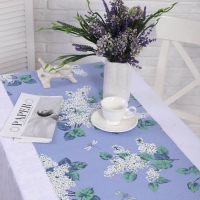 Скатерть - дорожка на стол Аромат 40х150см, рогожка, хлопок 100%