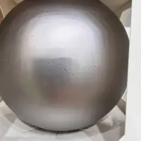 Оформительский шар Finery, 8 см, матовый серебристый