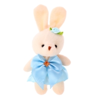 Мягкая игрушка &laquo;Зайка юбка с бантом&raquo; на брелоке, цвета МИКС