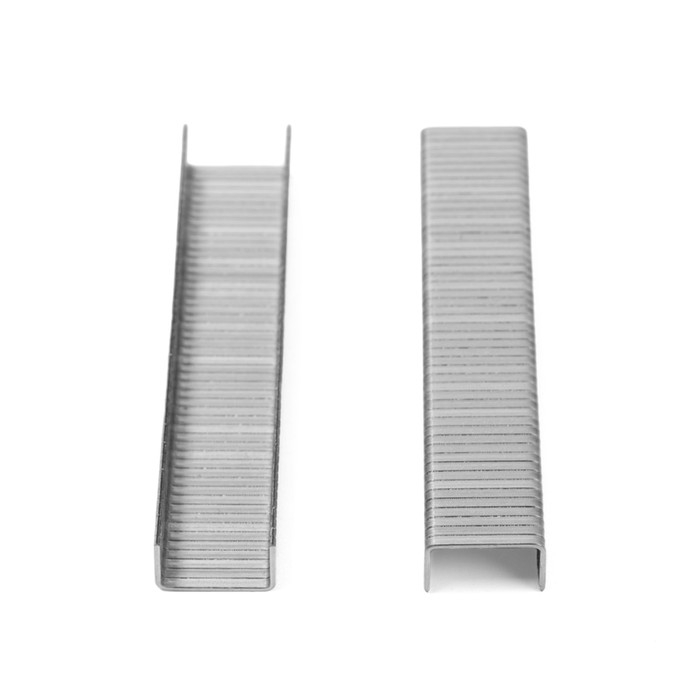 Скобы для мебельного степлера ТУНДРА, закалённые, тип 140, 6 мм, 1000 шт Скобы для мебельного степлера ТУНДРА, закалённые, тип 140, 6 мм, 1000 шт