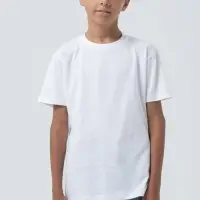 Футболка детская Regent Fit Kids, белая, на рост 106-116 см (6 лет)