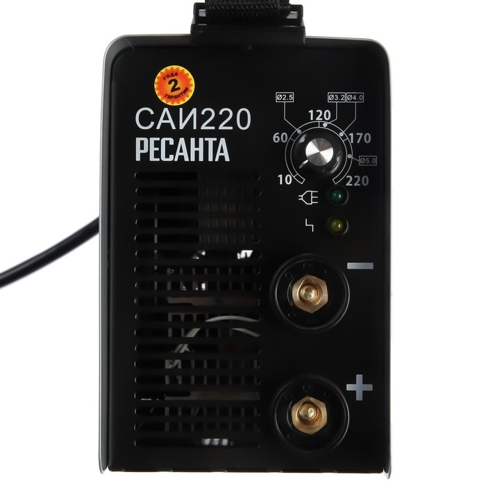 Сварочный аппарат инверторный Сварочный аппарат инверторный "Ресанта" САИ 220, 6.6 кВт, 10-220 А